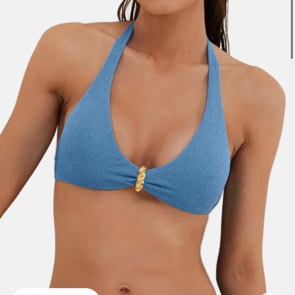 NWT Vix Paul Hermanny blue bathingsuit